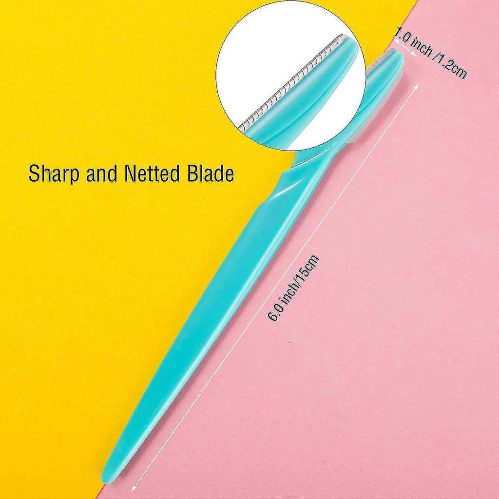 60 Pieces Eyebrow Razor Shaver Women Facial Razor With Precision Cover