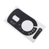 Light Switch Repair Sticker Car Switch Sticker Black Overlay Button Replacement