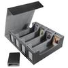 Yousheng Trading Card Storage Box Magnetic Closure 4-Row Deck Case Large Capacity Card Deck Box for PTCG TCG Sports Cards