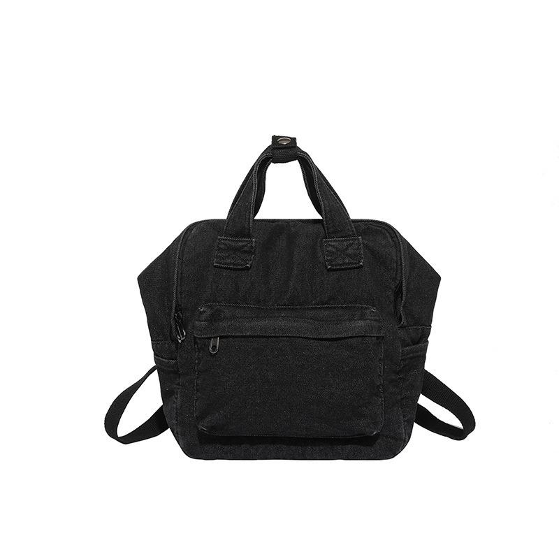 Новая женская сумка кампус рюкзак большой вместимости простой джинсовый холщовый модный рюкзак для поездок на работу персонализированный рюкзак