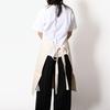 Maison Kitsuné Фартук Унисекс Кафе Бариста Лиса P709 Слоновая кость