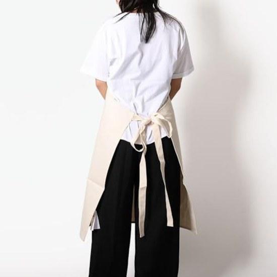 Maison Kitsuné Фартук Унисекс Кафе Бариста Лиса P709 Слоновая кость