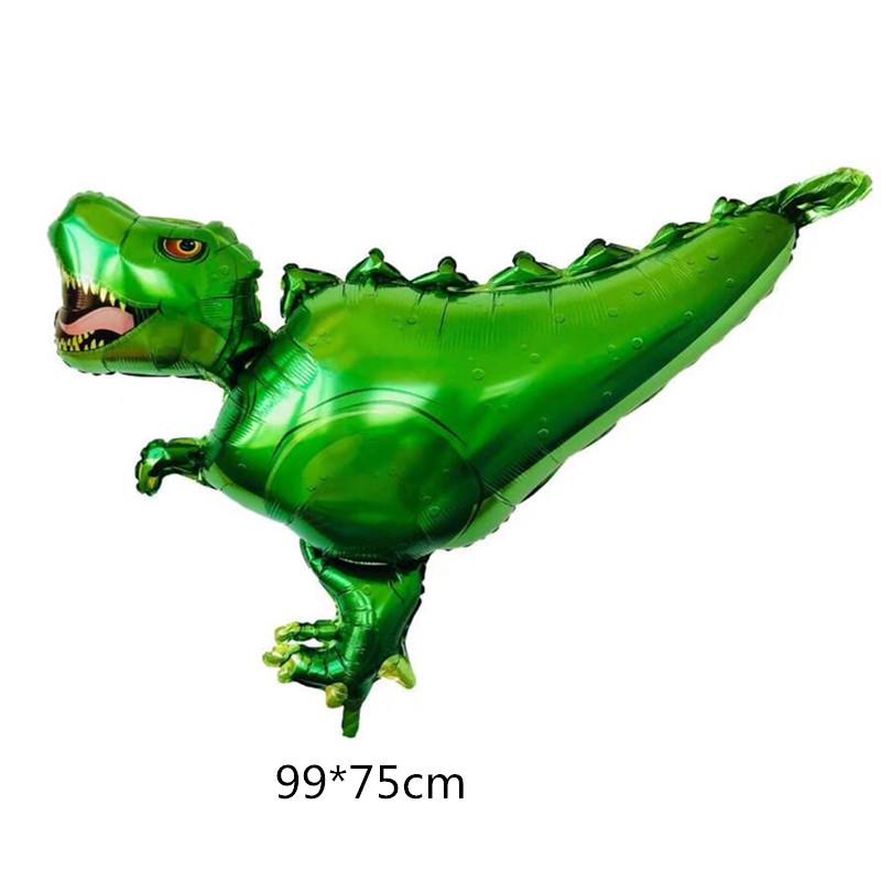 5pcs Dinosaur Aluminum Film Balloon, Triceratops Tyrannosaurus Rex Dinosaur Theme Party Decorative Balloon