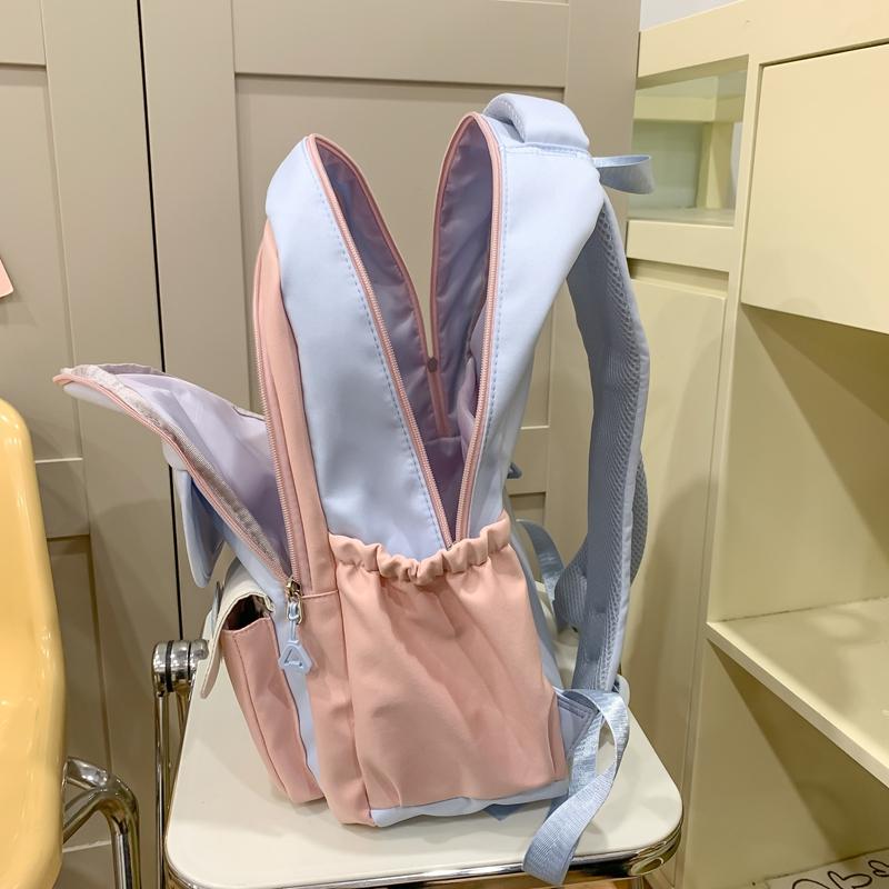 Рюкзак женский школьный рюкзак с цветными блоками большой вместимости для средней школы