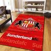 Sunderland Association Football Club Carpet Rug for Living Room Bedroom Home Sofa Decoration,Kids play Non-slip Floor Mat