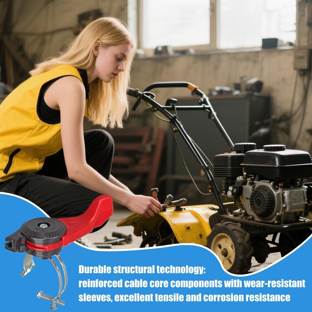 Контроль дроссельной заслонки румпеля для руля газонокосилки 23 мм-27 мм, рычаг дроссельной заслонки под большой палец, акселератор, замена, вспомогательные переключатели