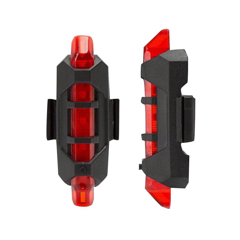 Велосипедный передний задний светодиодный фонарь безопасности велосипедный USB перезаряжаемый задний предупреждающий фонарь