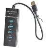USB 2.0 Хаб-разветвитель с 1 на 4 порта и кабелем 1,2 м для расширения ноутбука/настольного компьютера