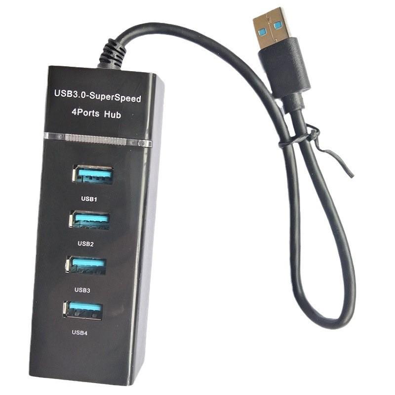 USB 2.0 Хаб-разветвитель с 1 на 4 порта и кабелем 1,2 м для расширения ноутбука/настольного компьютера