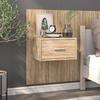 VidaXL Wall-mounted Bedside Table Sonoma Oak 810977