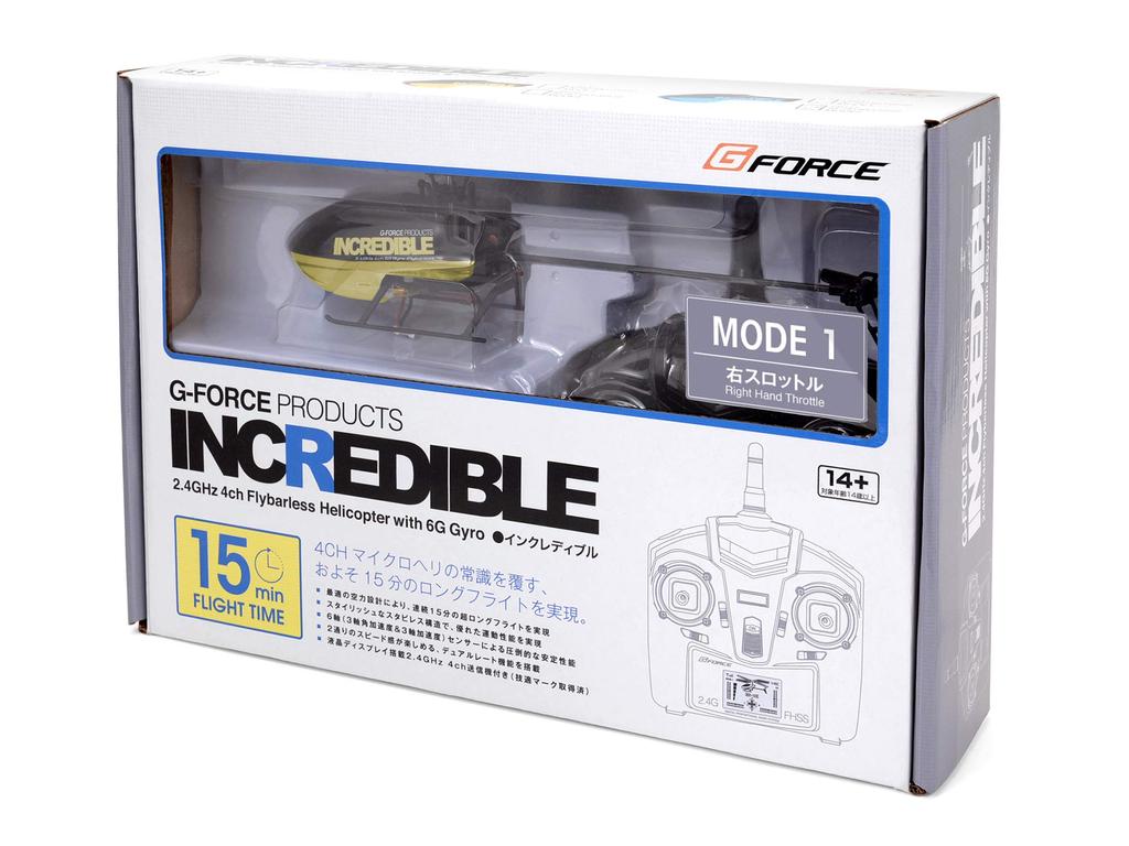 INCREDIBLE MODE1 RTF Set GB140 Genuine G-Force (Yellow) [Japanese Product]