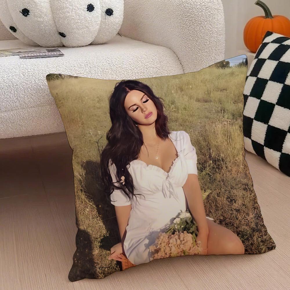 Наволочка Lana Del Rey Льняная Наволочка Мягкая Дышащая Защитная Декор Дивана Комнаты