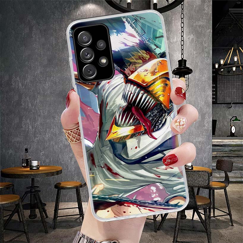 C-Человек-бензопила Дэнджи Мягкий чехол для телефона для Samsung Galaxy S22 S23 S24 S25 Edge S26 Ultra S20 FE S21 Plus + Fundas Coque Galaxy S2