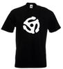 33 45 RPM Record Centre T Shirt Vinyl 60's MOD Beatles Stones Who