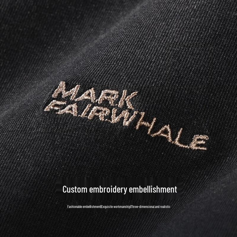 Mark Fairwhale Мужская футболка из чистого хлопка с градиентной окраской Dip-Dye