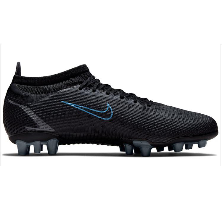 Nike Mercurial Vapor 14 Pro AG Soccer Shoes Men Sneaker Black Blue CV0990-004