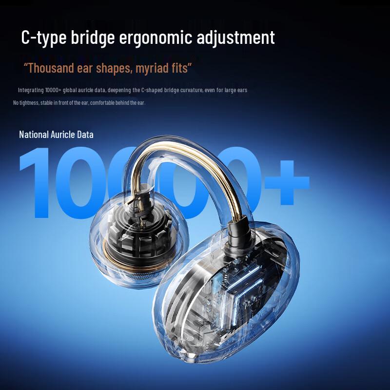 SANSUI Концептуальные открытые Bluetooth-наушники с костной проводимостью и клипсой для спорта