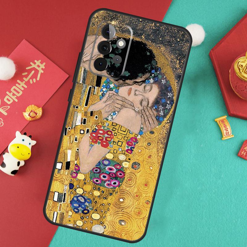 Чехол для телефона с картиной Густава Климта «Поцелуй» для Samsung Galaxy A56 A36 A26 A16 A06 A13 A33 A53 A15 A35 A55 A34 A54 A12 A32 A52 A17