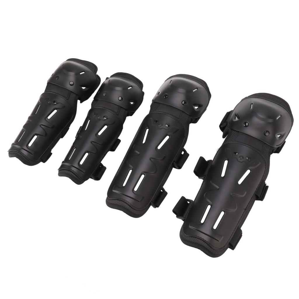 4 шт. мотоциклетные налокотники, наколенники, регулируемые, для взрослых, защитные налокотники для мотоцикла