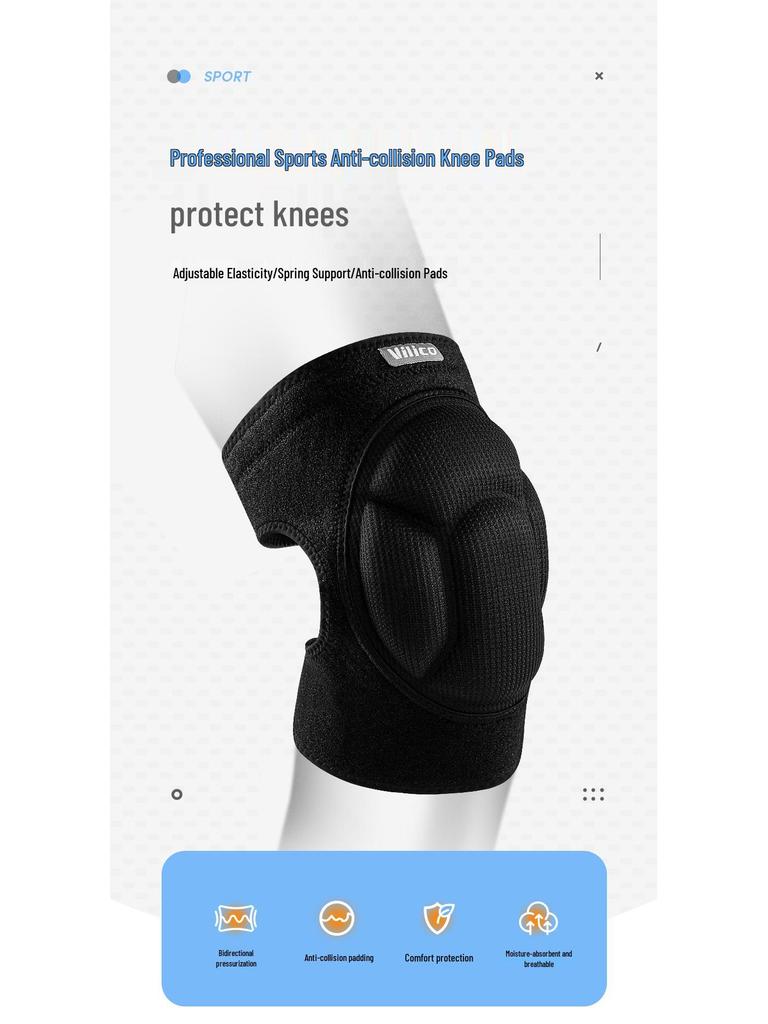 Дышащие наколенники на липучке против ударов: Амортизирующее, Удобное Спортивное Снаряжение