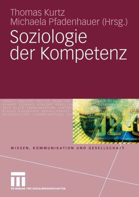 Книга Soziologie Der Kompetenz