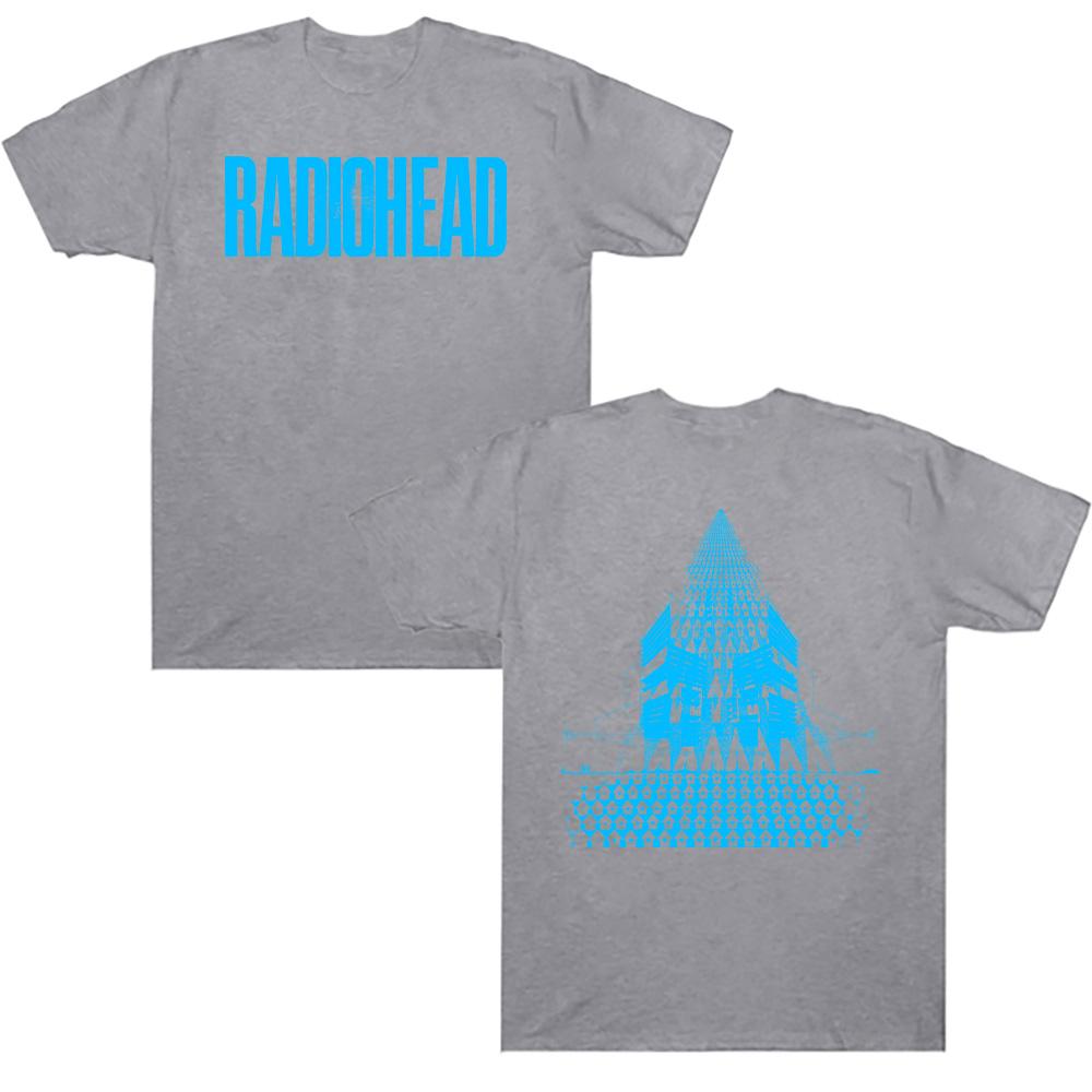 Radiohead Band Tour Graphic T Shirts Fashion Aesthetic Cotton Tees Summer New Harajuku Men Women Streetwear Oversized Breathable