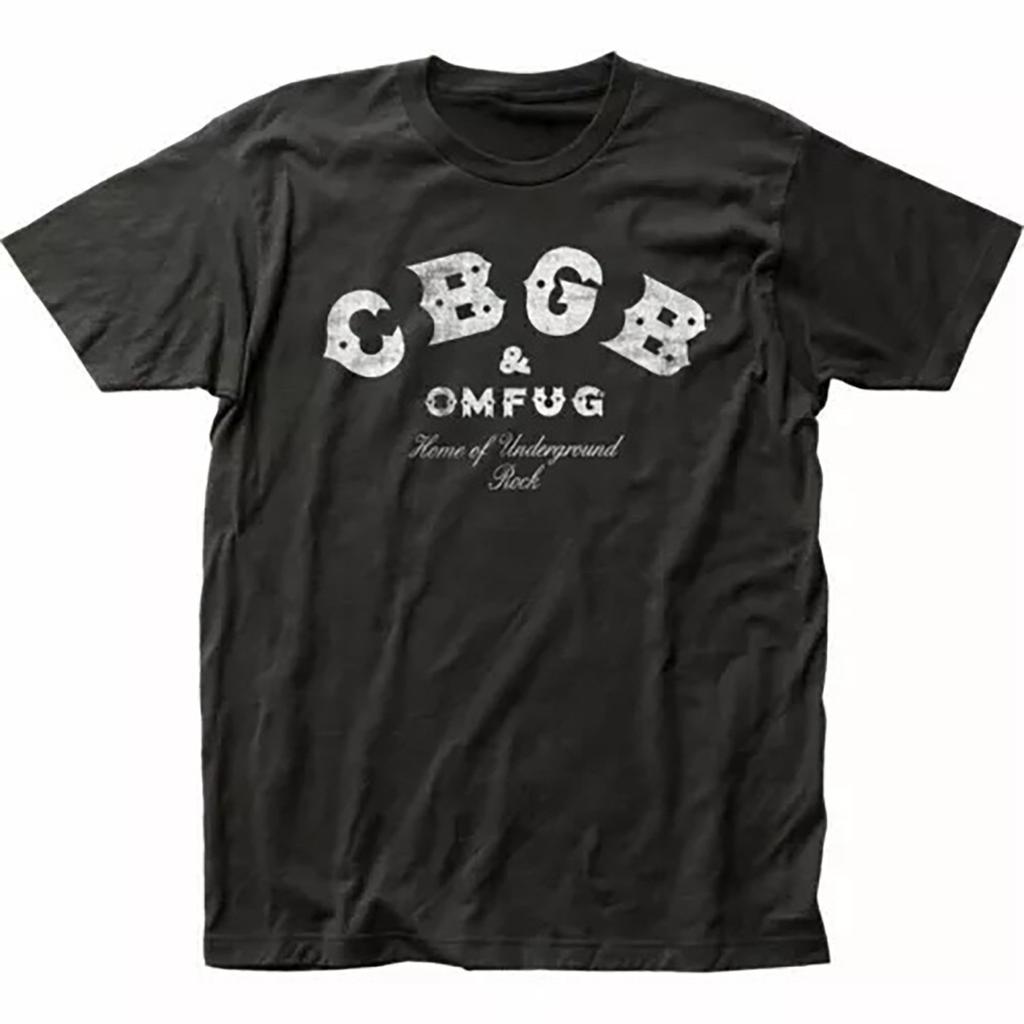Men's Vintage 90s CBGB Band Graphic T-Shirt High-Quality Cotton Classic Fit Retro Music Tee with Bold Lettering - Men's Summe...