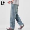 Izzue it Мужские джинсы свободного прямого кроя