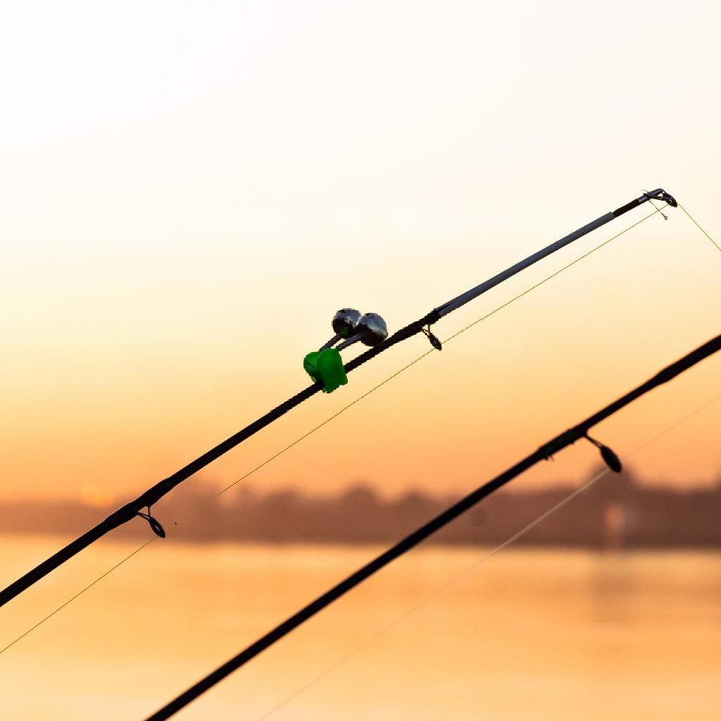 100Pcs Loud Alarm Fishing Rod Indicator Alarm Fishing Rod Bell Rod Clamp Twin Bells Outdoor Fishing Accessories Tools