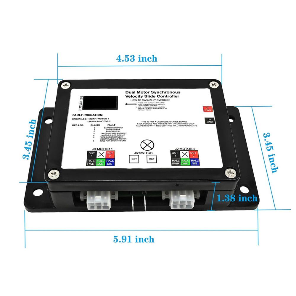 Dual Motor Synchronous Velocity Slide Controller For 13398D0 13398-D0