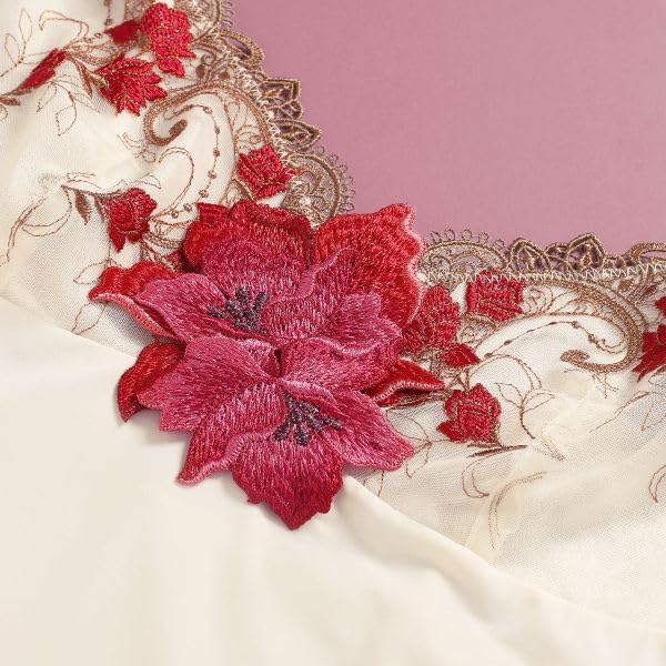 Himiko 031 Series Slip Long Camisole Lingerie (IV-Ivory, L)