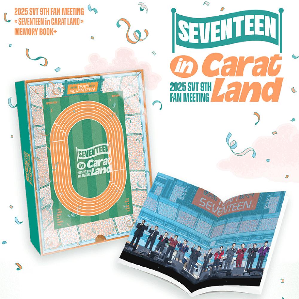 Pre-order 2025 SVT 9th Fan Meeting SEVENTEEN In CARAT LAND Memory Book & POB