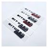 yzw6688 Car ABS BITURBO 700 800 900 Logo Side Fender Trunk Body Badge Emblem