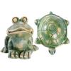 Крышка болта для унитаза в виде лягушки, фигурка животного из смолы в виде черепахи, водонепроницаемый болт для унитаза