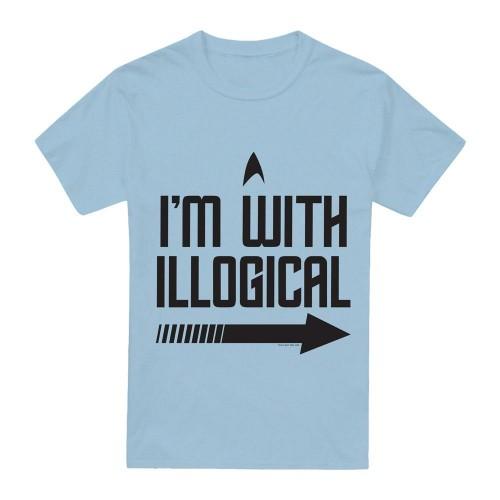Star Trek Mens With Illogical T-Shirt