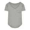 T-shirt for Women In Summer V-neck Design Inner Layer Irregular Base Shirt Spicy Girl Pure Desire Style Short Sleeved Top Shirt