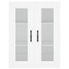 Highboard White 69.5 x 34 x 180 cm Particleboard