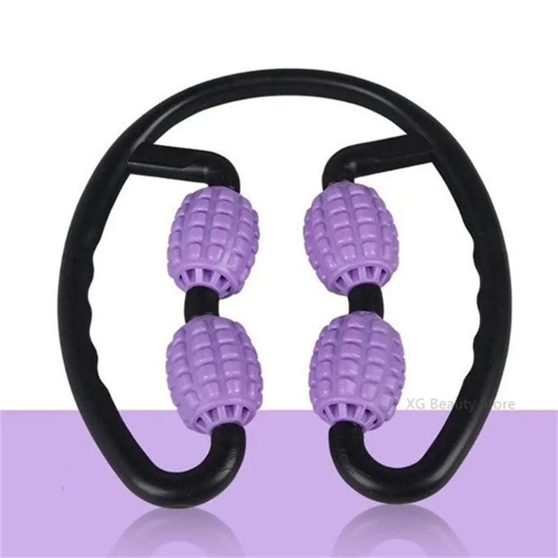 1 Piece Plastic Pressure Point Neck Massager Hand Roller Neck Massager for Neck Shoulders Arms Waist Trigger Points