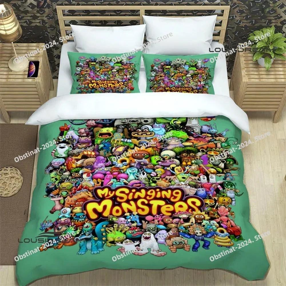 Игровые Наборы Постельного Белья My Singing Monsters изысканный набор постельных принадлежностей пододеяльник комплект постельного белья роскошный подарок на день рождения