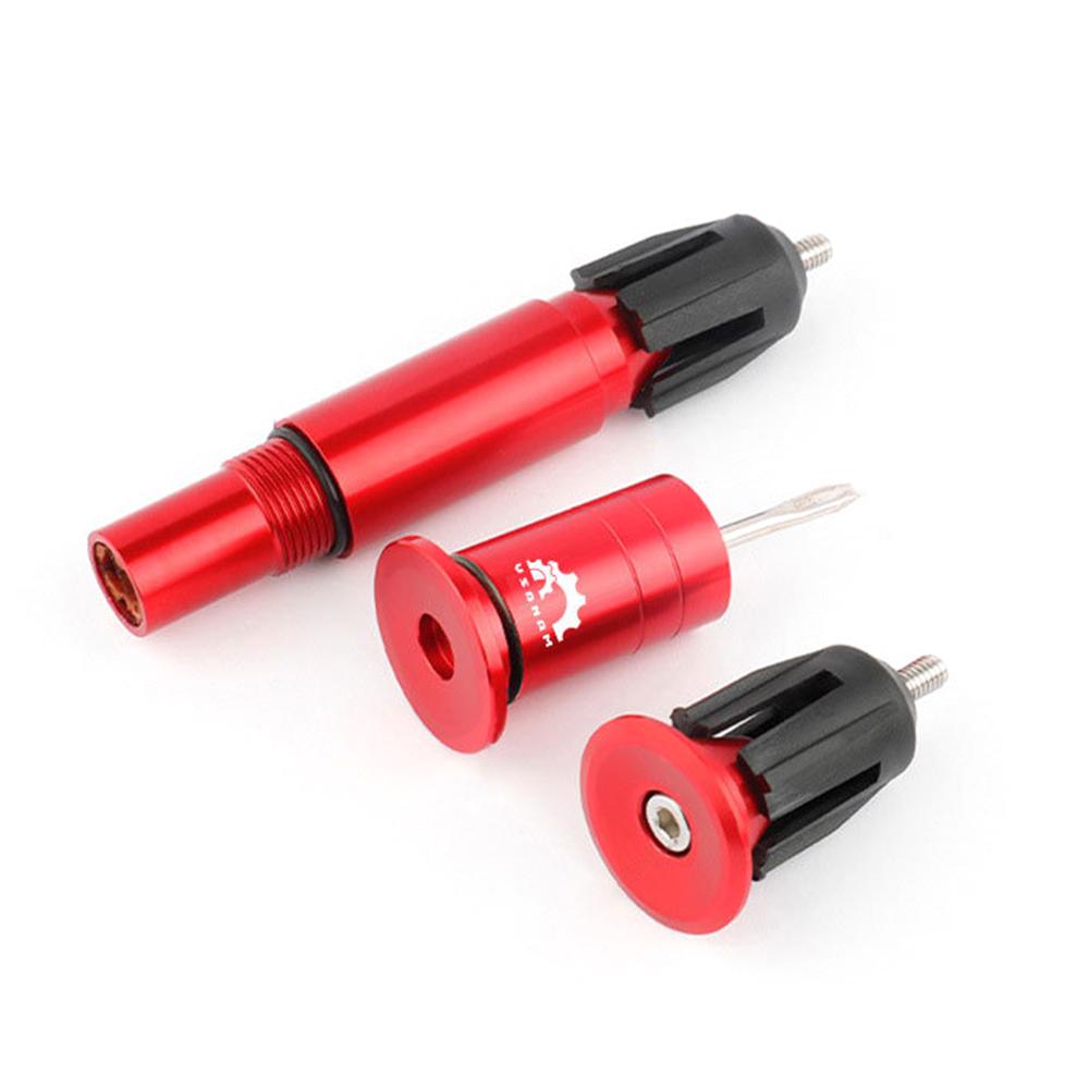 Комплект для ремонта велосипедных бескамерных шин, инструмент для сверления шин шоссейного велосипеда MTB с 5 заглушками для шин и наконечником ручки