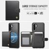 For Samsung Galaxy A26 5G Case JEEHOOD J09 RFID Blocking Card Holder Leather Back Phone Cover Magnetic Case