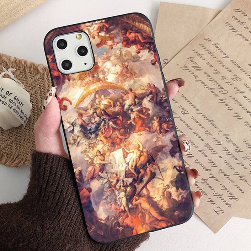 Чехол для телефона MaiYaCa Renaissance art Painting для iPhone 13 11 12 pro XS MAX 8 7 6 6S Plus X 5S SE 2020 XR