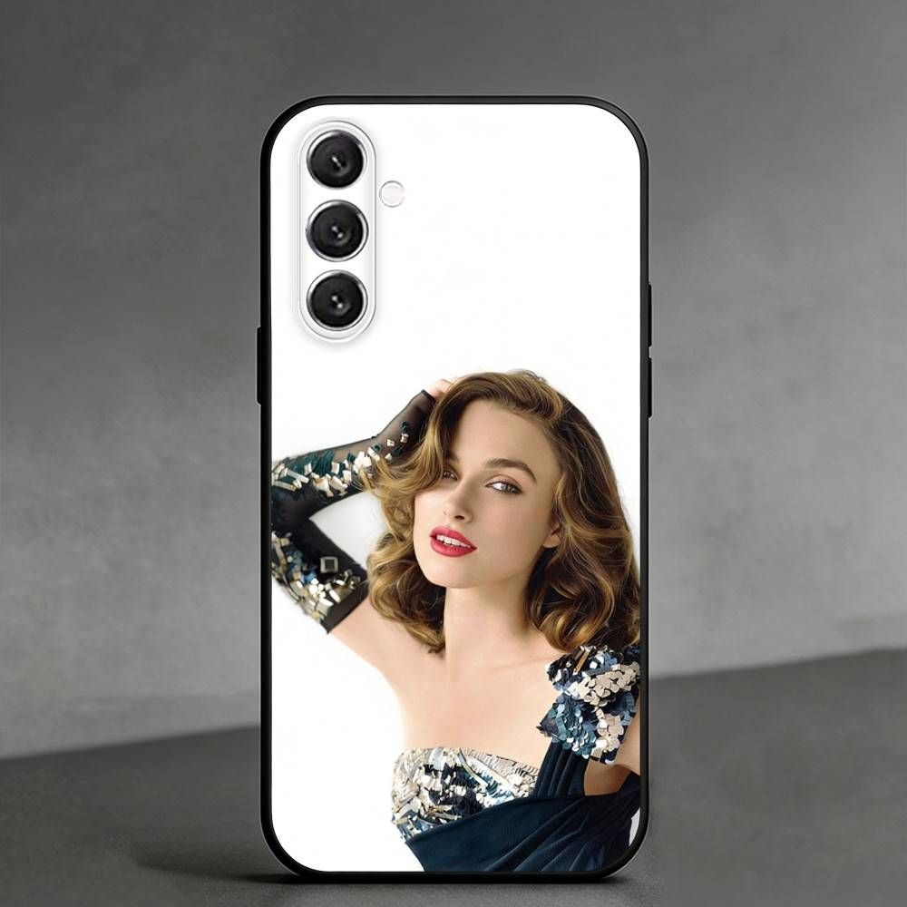 Чехол для телефона K-Keira Knightley для Samsung Galaxy A91,80,73,72 ,71,53,52,32 ,31,22,21s,20, Мягкий черный чехол