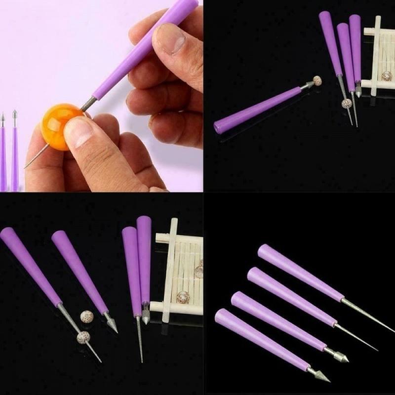 Новое качество, 4 шт., алмазный жемчуг, стеклянная бусина, развертка, заусенец, увеличитель отверстий для бисера, набор инструментов «сделай сам»