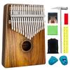 FINHER Kalimba, African Thumb Piano, 17-Key Kalimba, Handcrafted Wooden Kalimba with a Soshiki Wood Color, Relaxing Music for Beginners, Includes