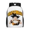 Рюкзак Dragon Ball Black Goku для мужчин и женщин, модный, для старшей школы, на каждый день, с отделением для ноутбука, на плечо, для улицы