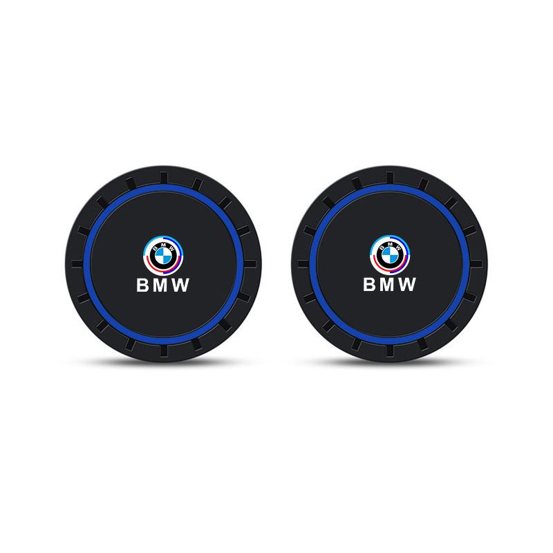 FA72pcs Car Coaster Water Cup Non-Slip Pad Silicone Mat For BMW 50th Anniversary 1 3 5 7 Series M F01 F20 F10 E46 E53 E60 E93 X1 X3
