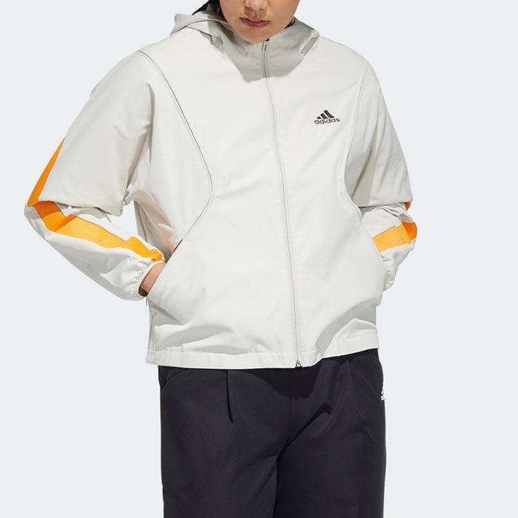 adidas Куртки Женские Белые С Капюшоном Умеренные Другие HF2467