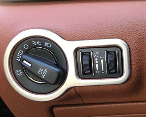 KADEKO Рамка переключателя фар Декоративная накладка на фару для Maserati Ghibli и Quattroporte