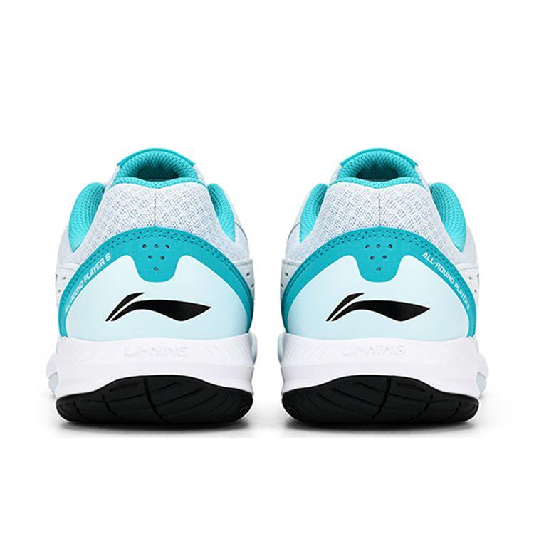 Li-Ning Нескользящие амортизирующие низкие кроссовки для бадминтона унисекс Cloud-Blue Black AYTT035-2